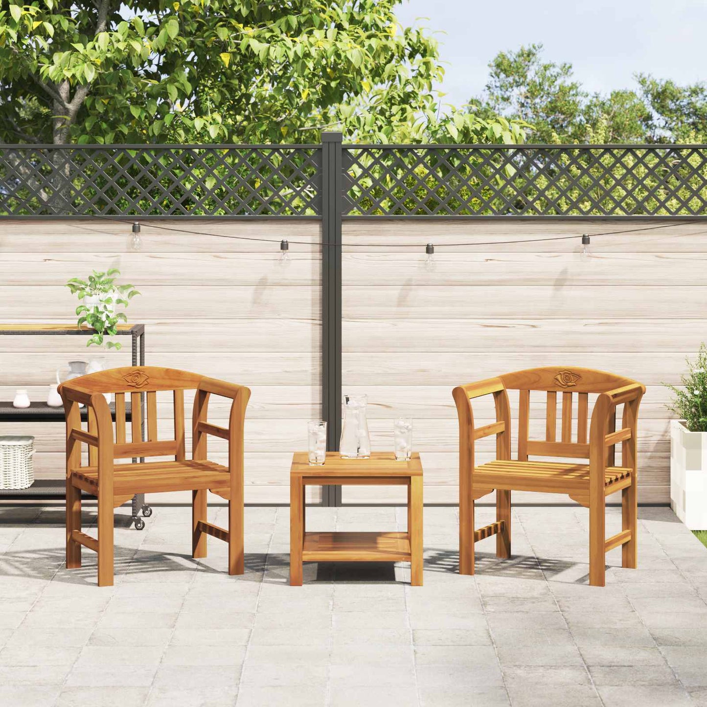 bancă cu pernă Finisaj cu ulei natural 68,5 x 46 x 82,5 cm