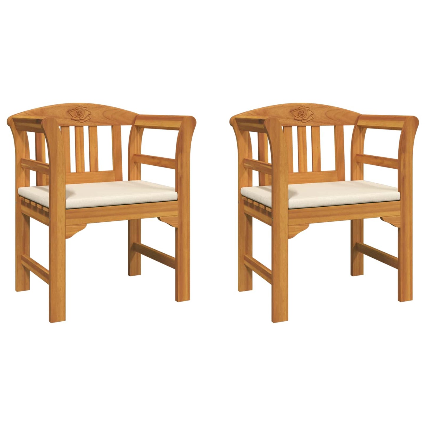 bancă cu pernă Finisaj cu ulei natural 68,5 x 46 x 82,5 cm