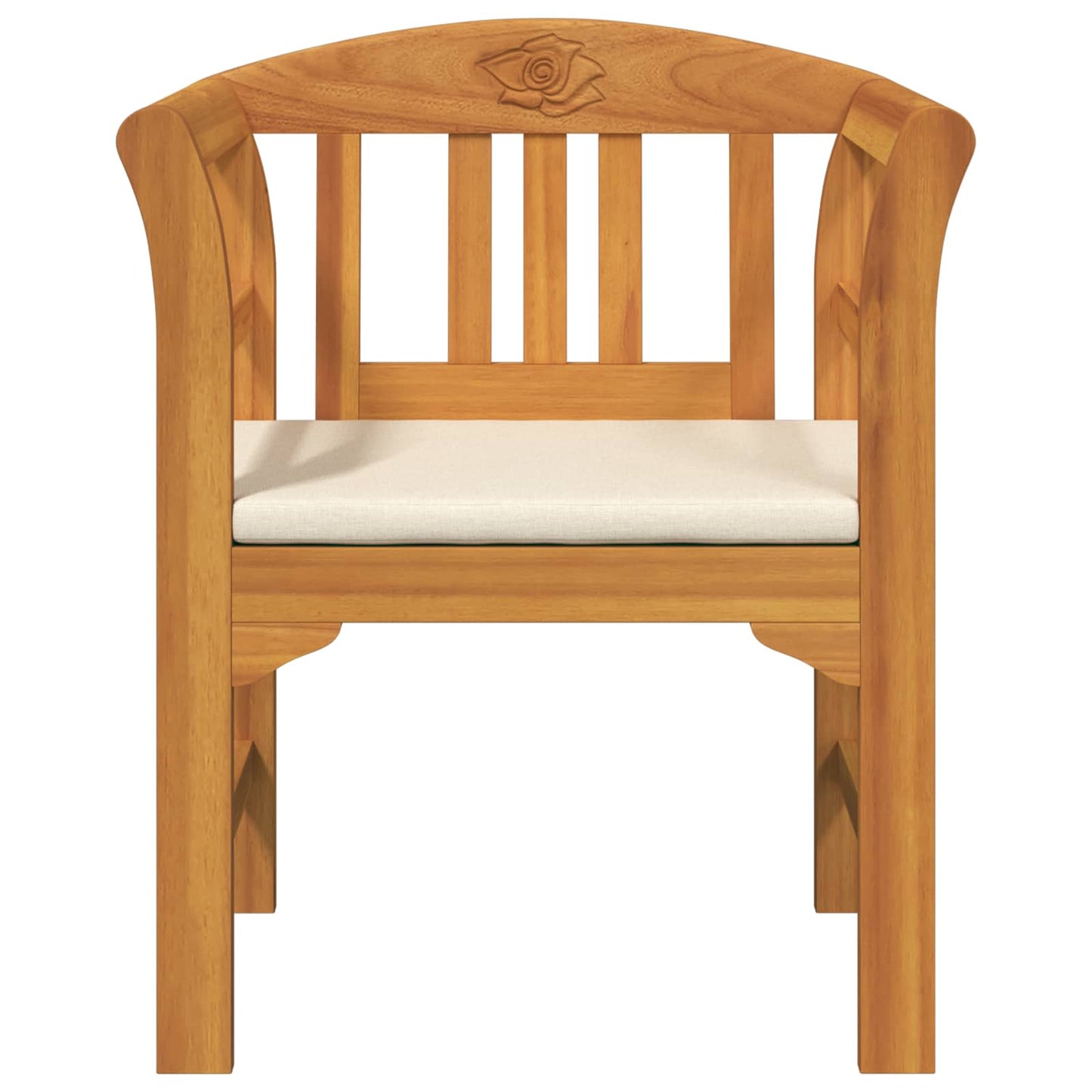 bancă cu pernă Finisaj cu ulei natural 68,5 x 46 x 82,5 cm