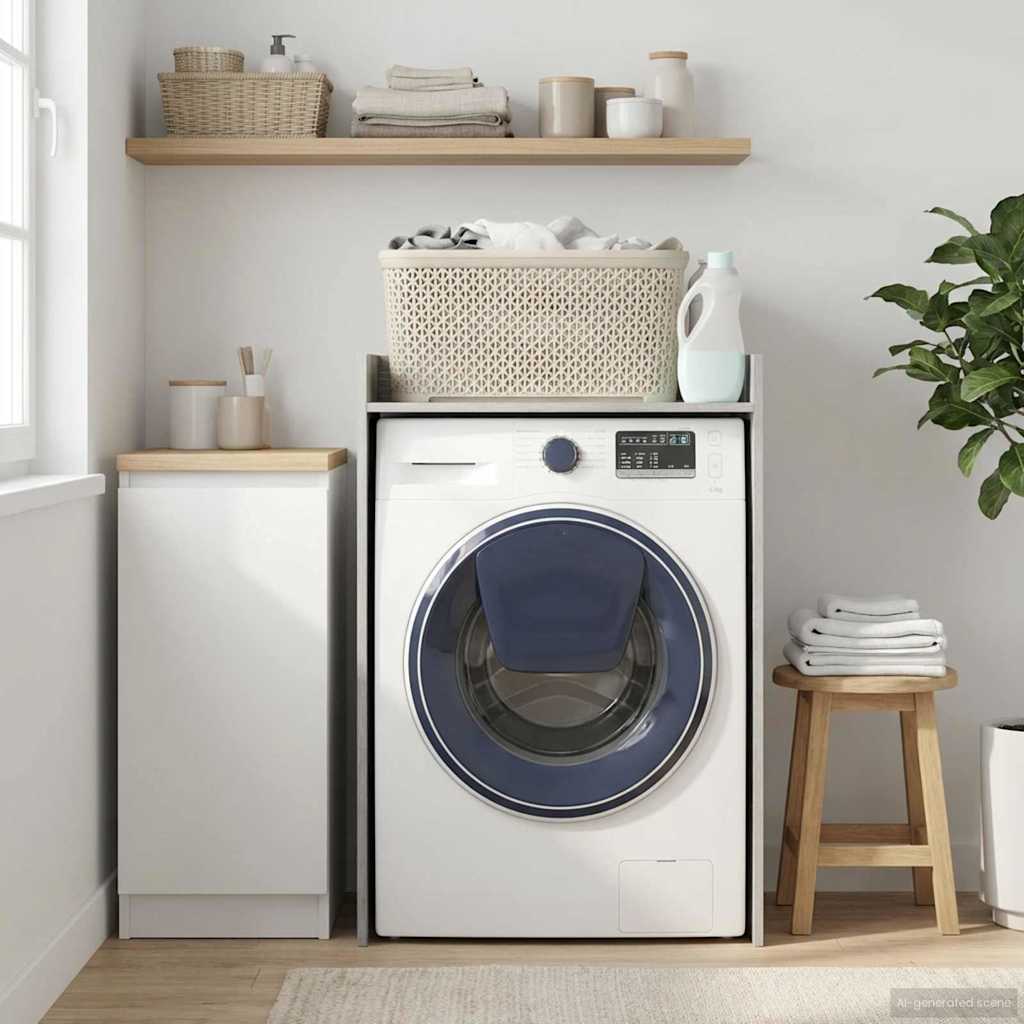 Dulap pentru mașina de spălat Gri Sonoma 67,5 x 48 x 97 cm