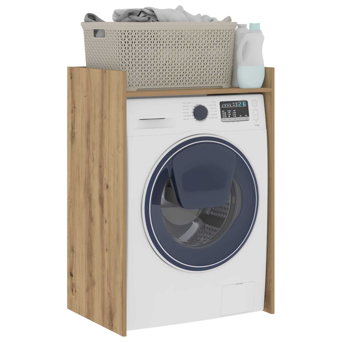 Dulap pentru mașina de spălat Stejar artizanal Lemn compozit