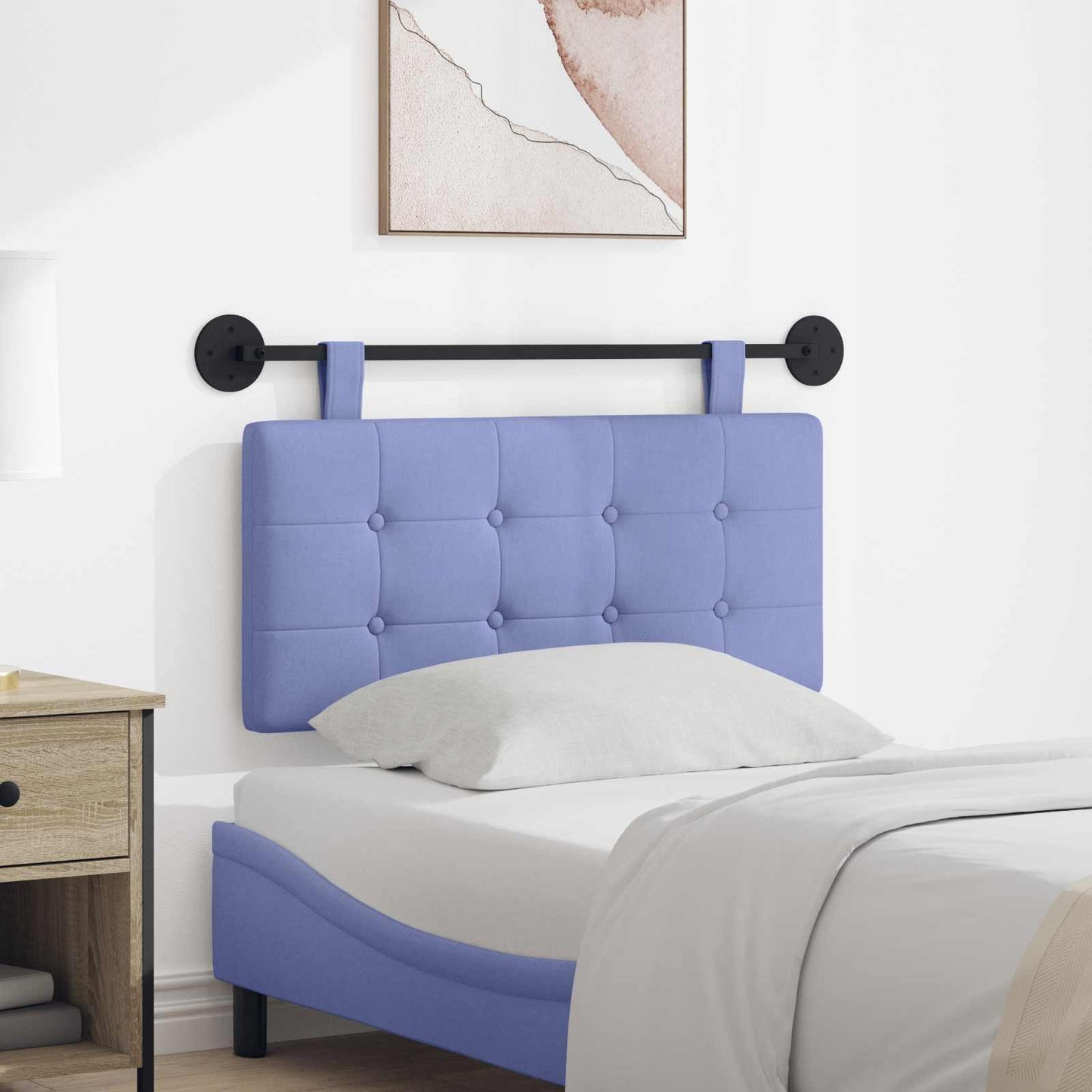 Cap de pat suspendat Pe perete țesătură