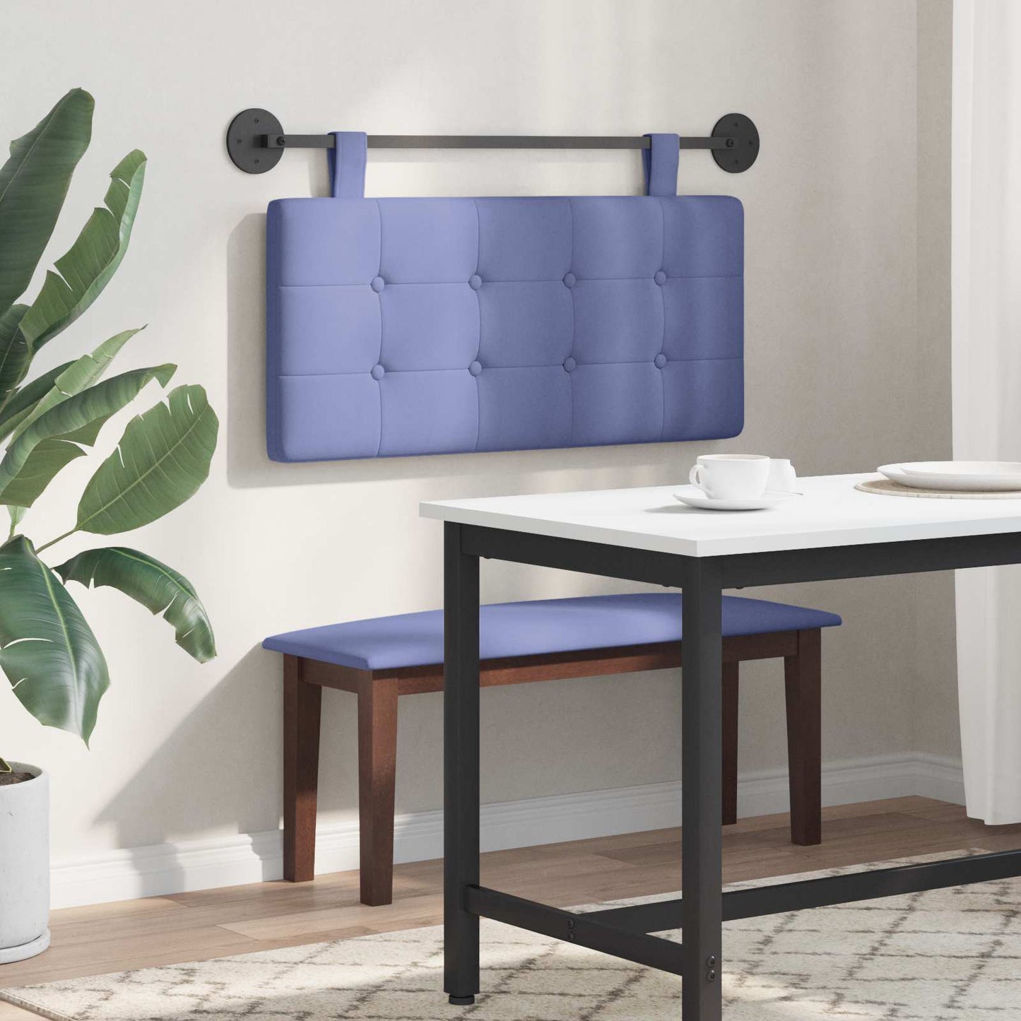 Cap de pat suspendat Pe perete țesătură