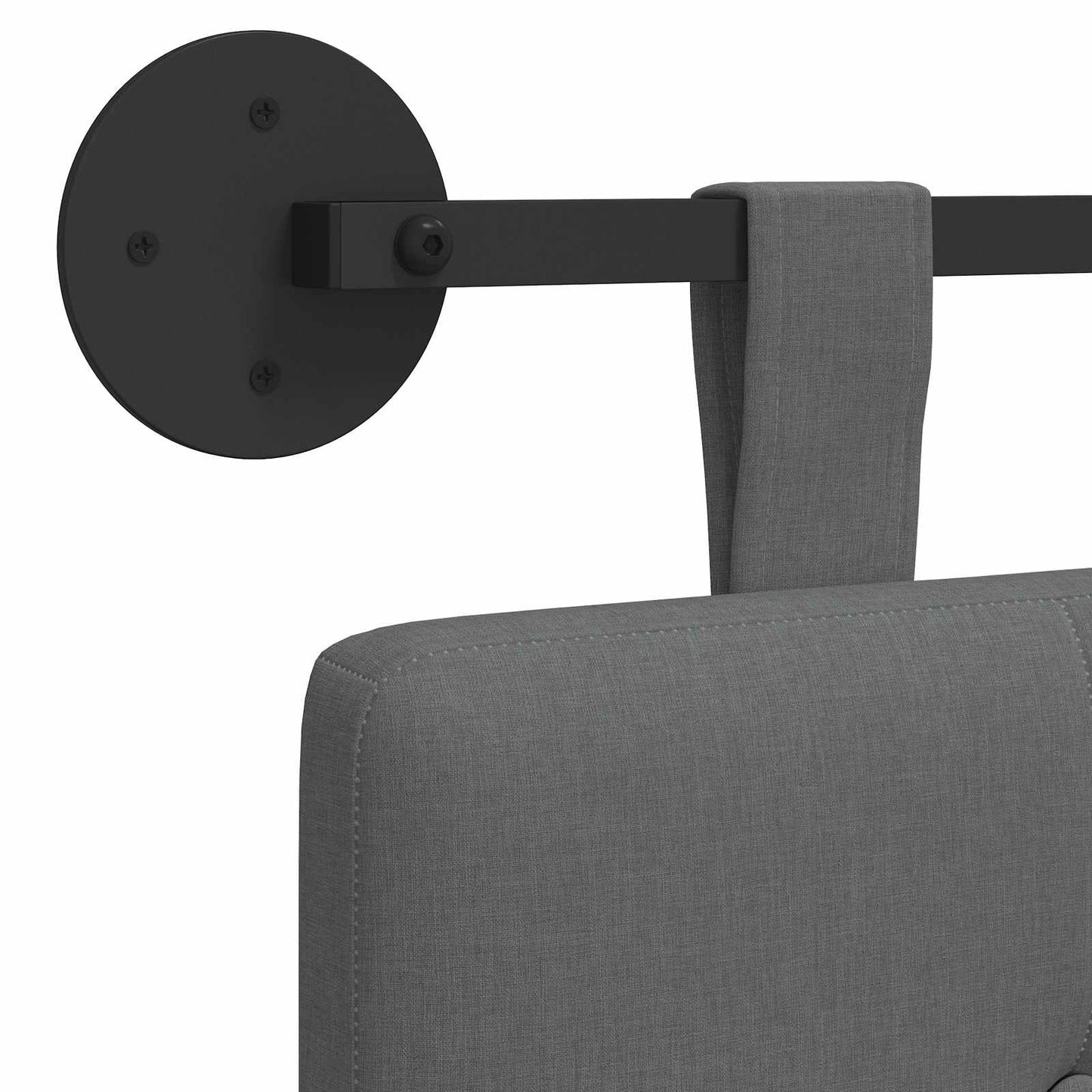 Cap de pat suspendat Pe perete țesătură