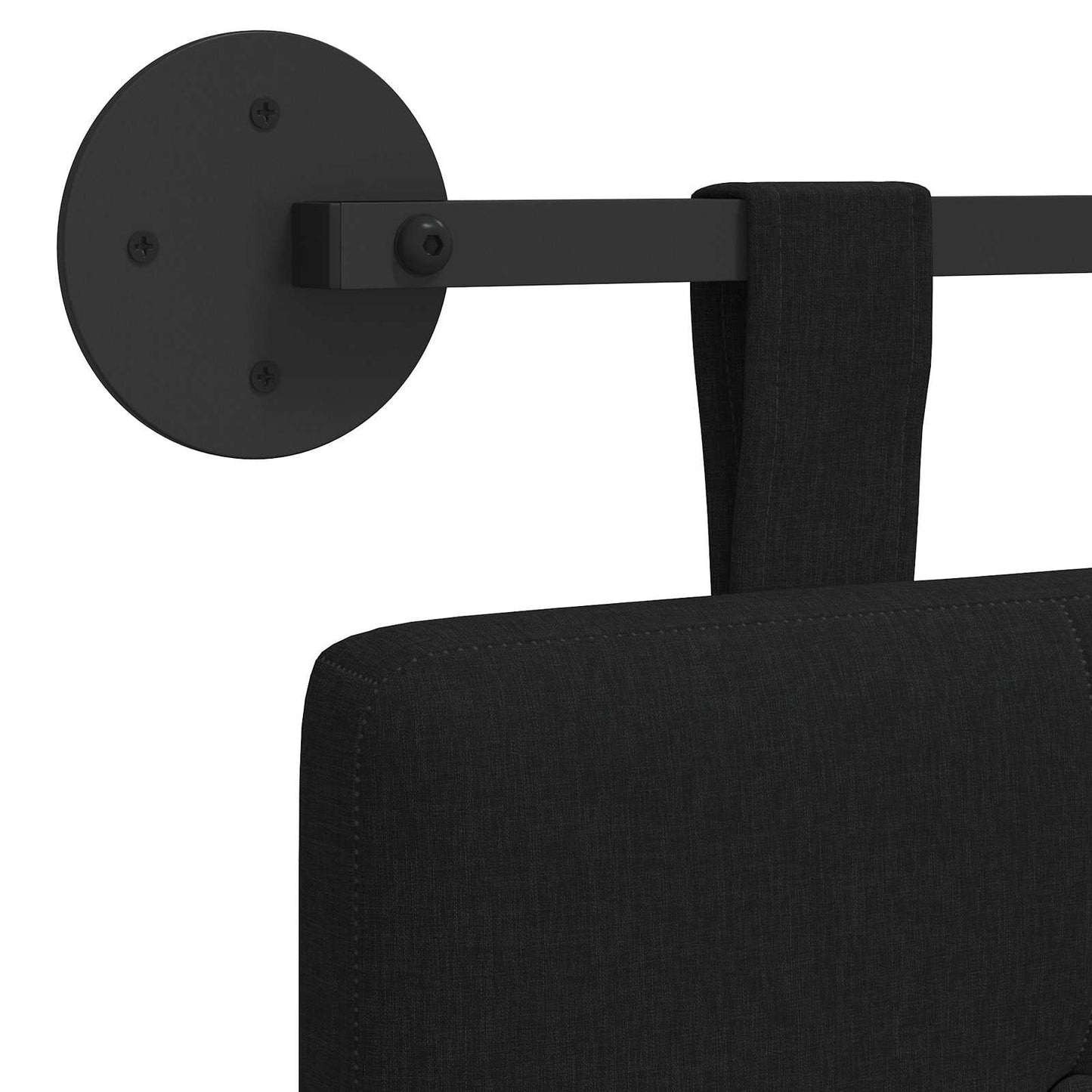 Cap de pat suspendat Pe perete țesătură