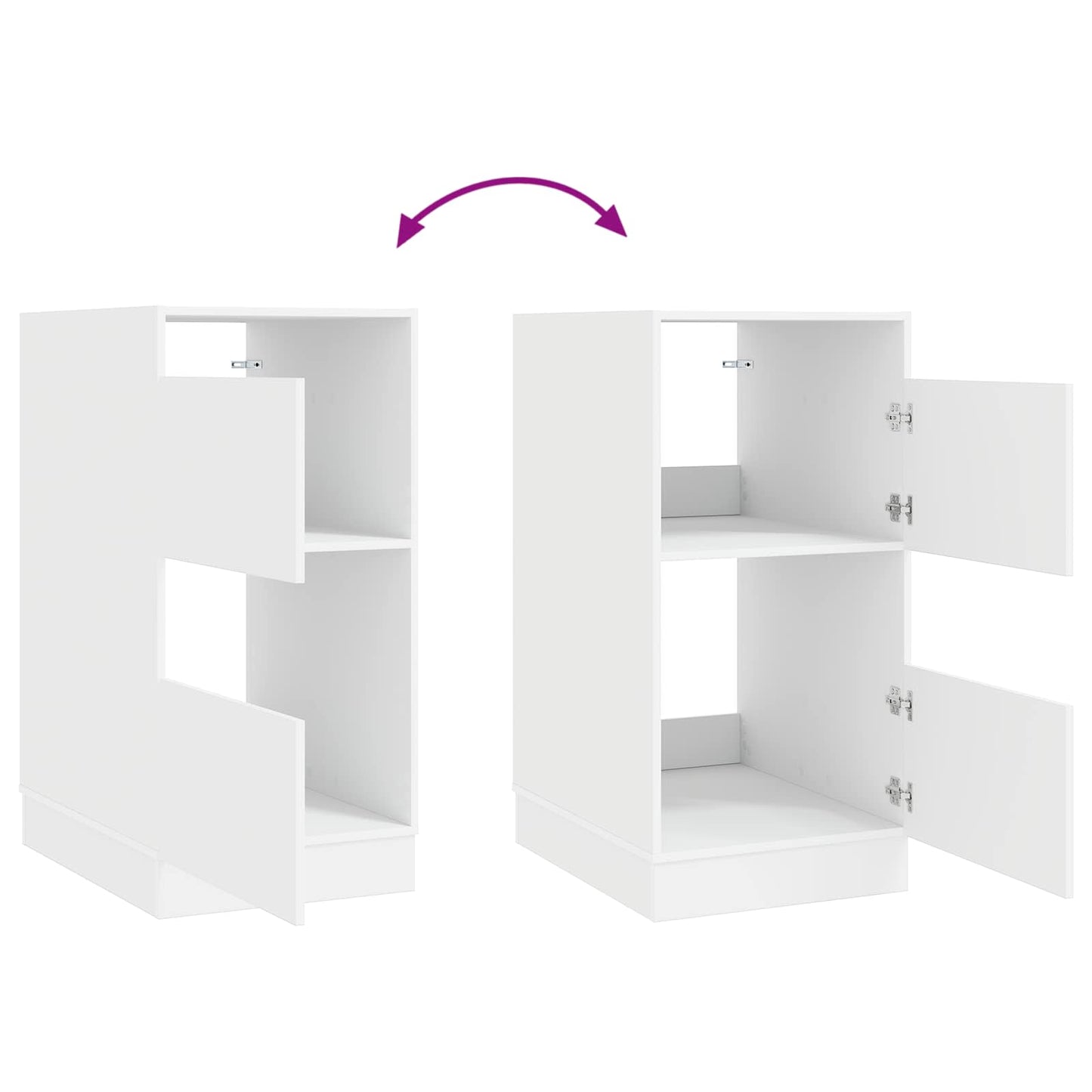 Dulap de rufe cu depozitare Alb 50 x 68 x 102 cm Lemn compozit