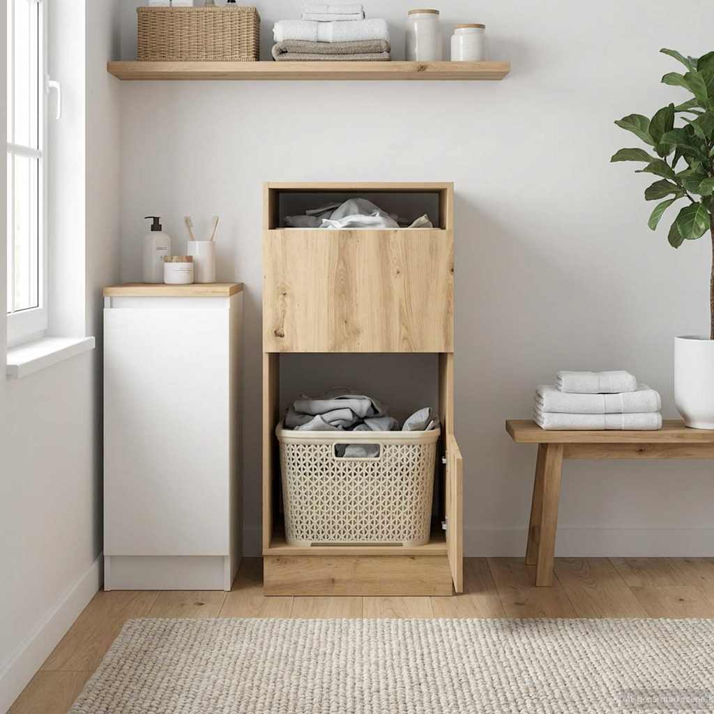 Dulap de rufe Stejar Artizanal 50 x 68 x 102 cm Lemn compozit