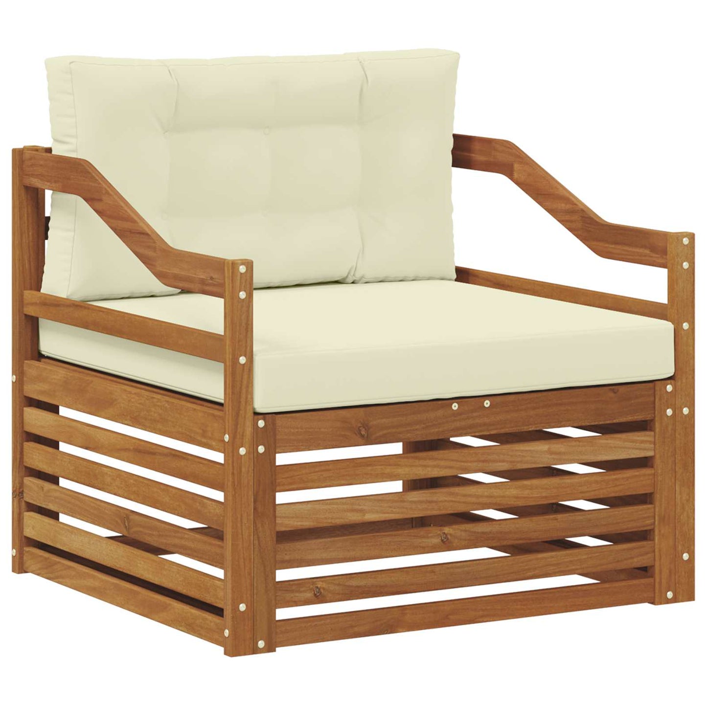 Set de canapele de exterior Lemn Solid de Acacia natural