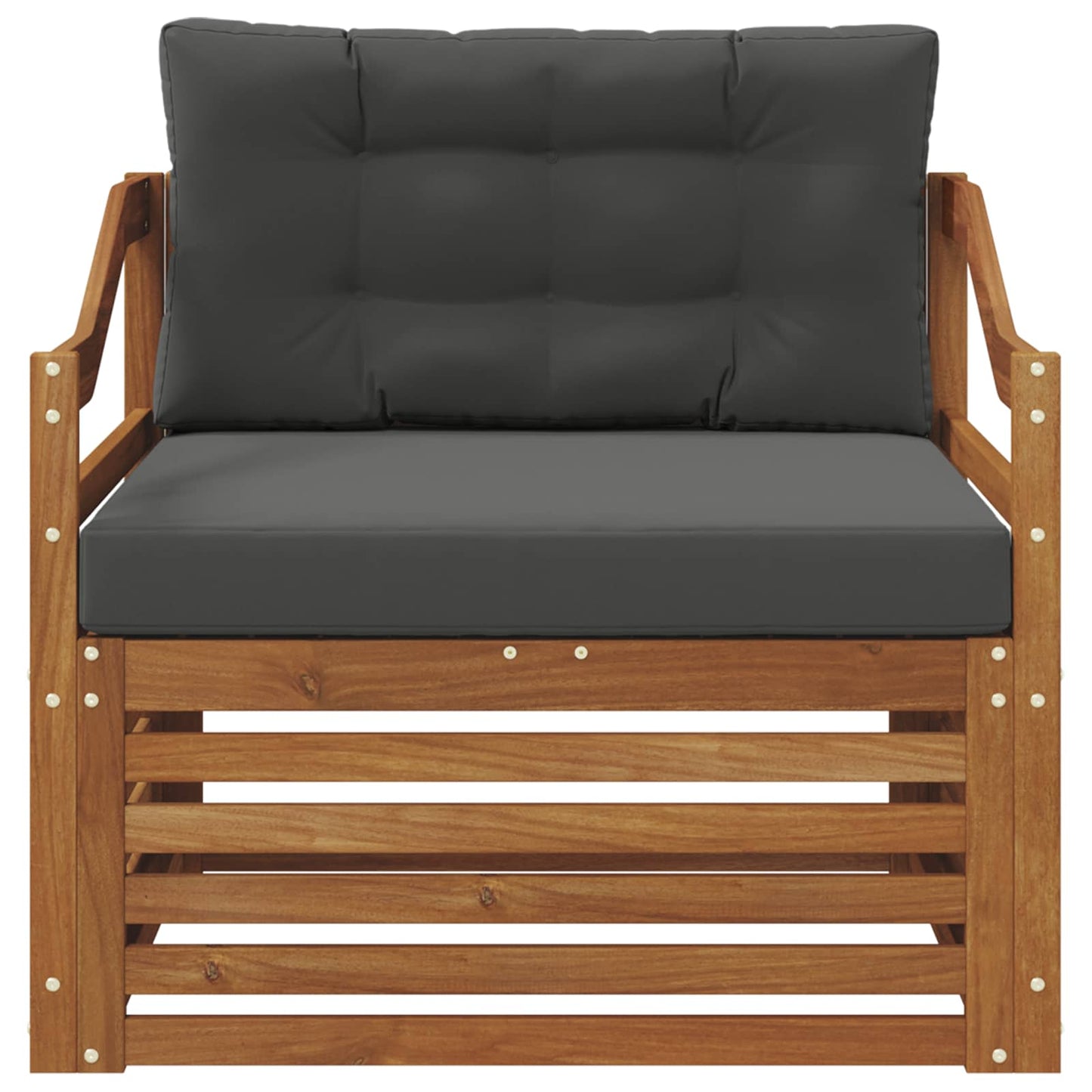 Set de canapele de exterior Lemn Solid de Acacia natural