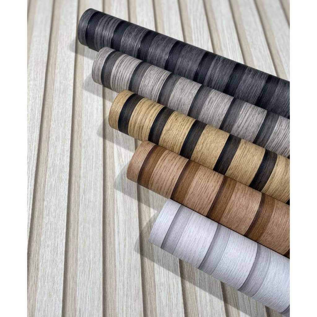 Noordwand Tapet Botanica Wooden Slats, negru și gri