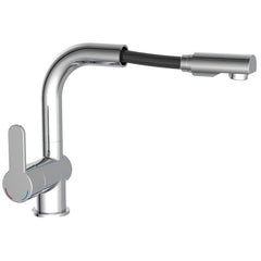 SCHÜTTE Baterie mixer chiuvetă cu pulverizator detașabil LONDON, crom