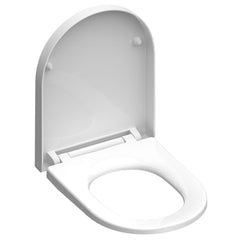 SCHÜTTE Capac de toaletă Duroplast „WHITE”, în formă de D