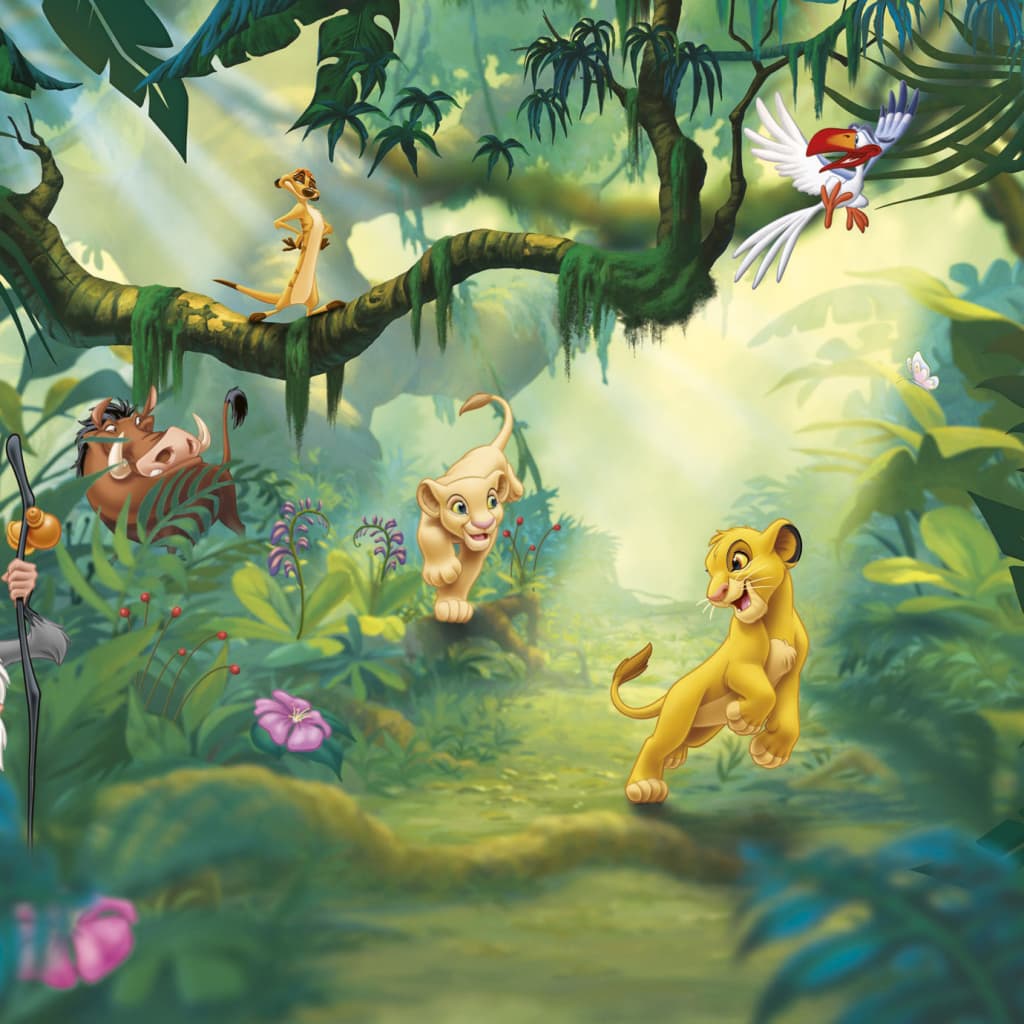 Komar Fototapet mural Lion King Jungle, 368 x 254 cm