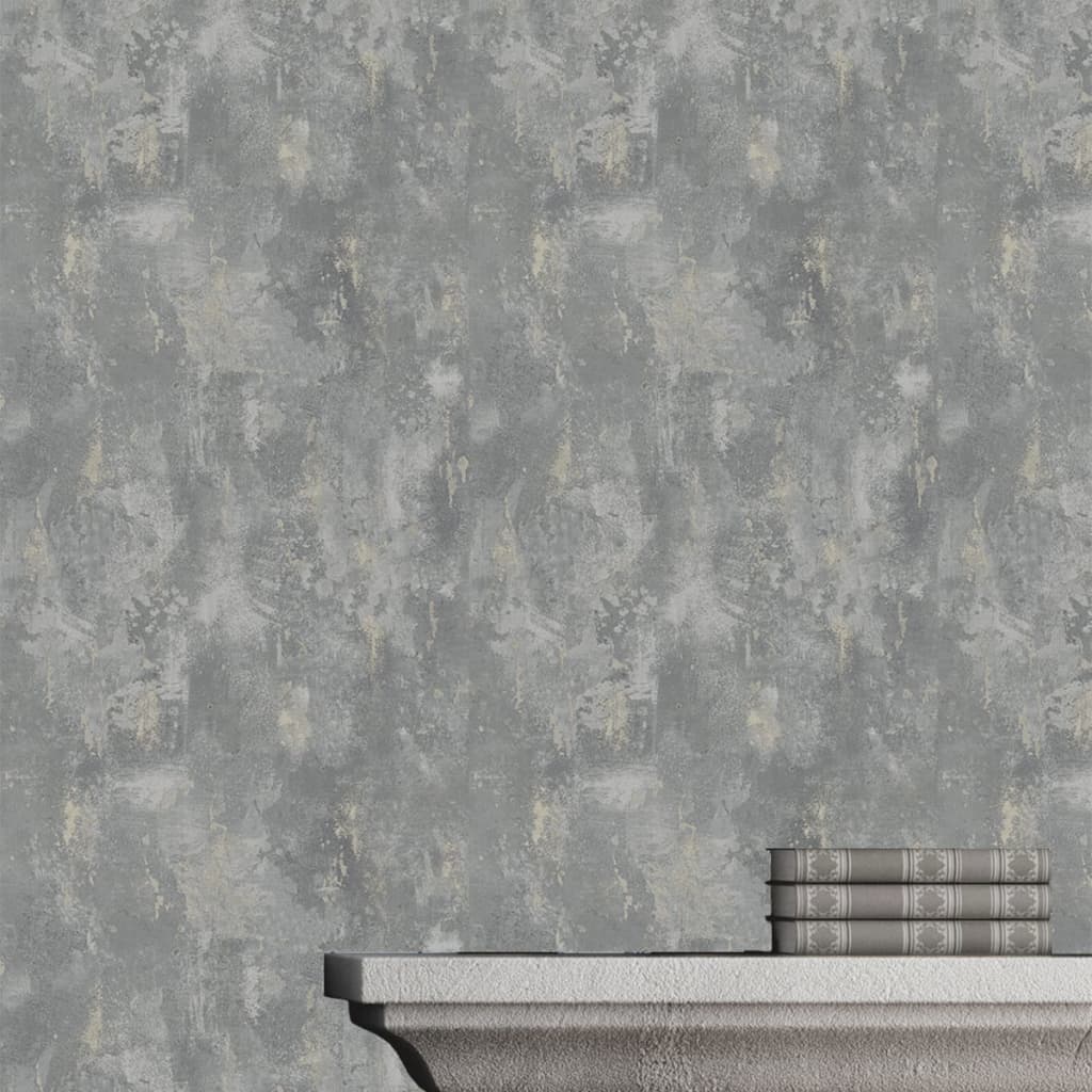 DUTCH WALLCOVERINGS Tapet model beton, gri, TP1008