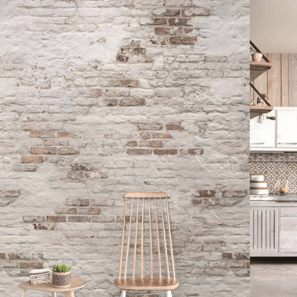 DUTCH WALLCOVERINGS Foto tapet Old Brick Wall, bej și maro