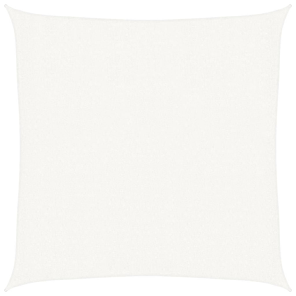 Pânză parasolar, alb, 3,6 x 3,6 m, HDPE, pătrat