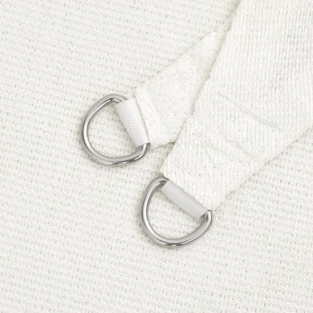 Pânză parasolar, alb, 3,6 x 3,6 m, HDPE, pătrat