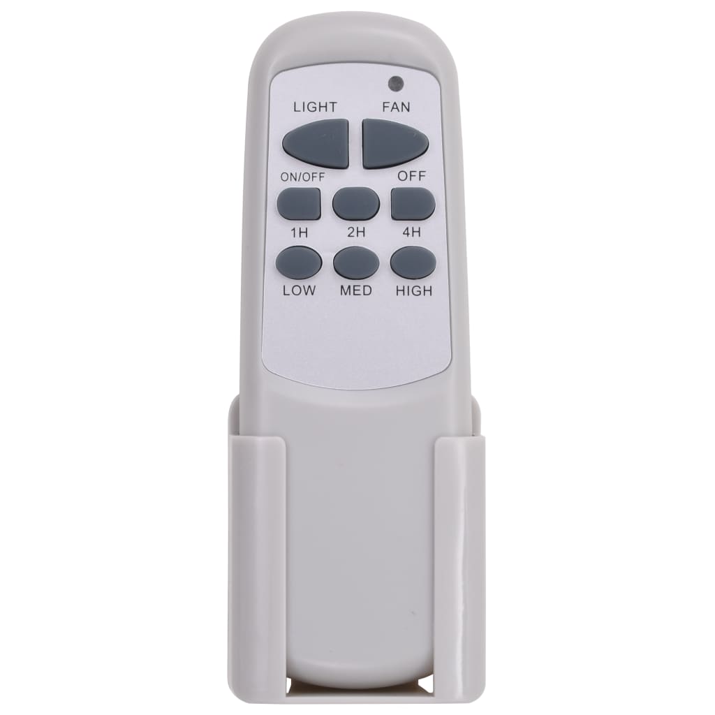 Ventilator tavan decorativ cu iluminare, 128 cm, alb