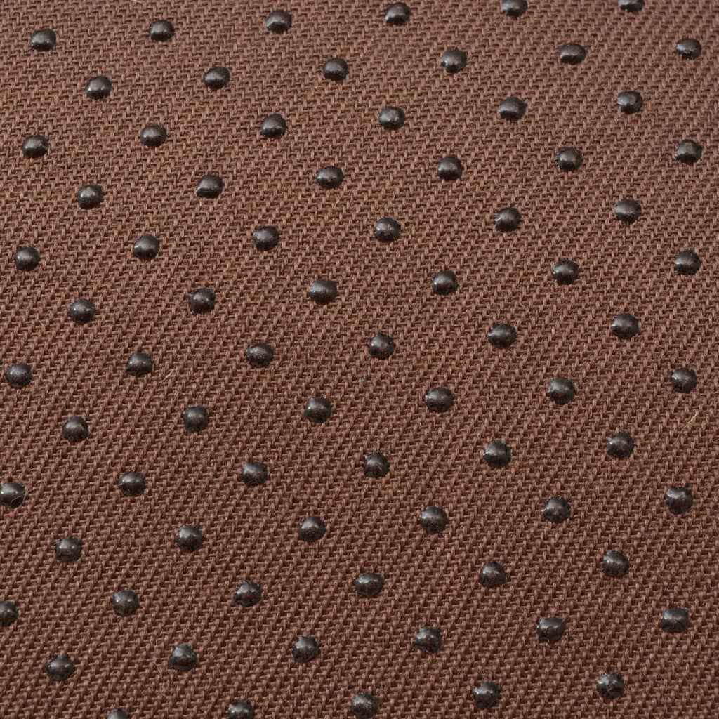 Scaun din pluș pentru copii cu model girafă, maro