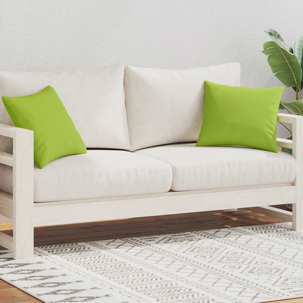 Perne de exterior, 2 buc., verde măr, 45 x 45 cm