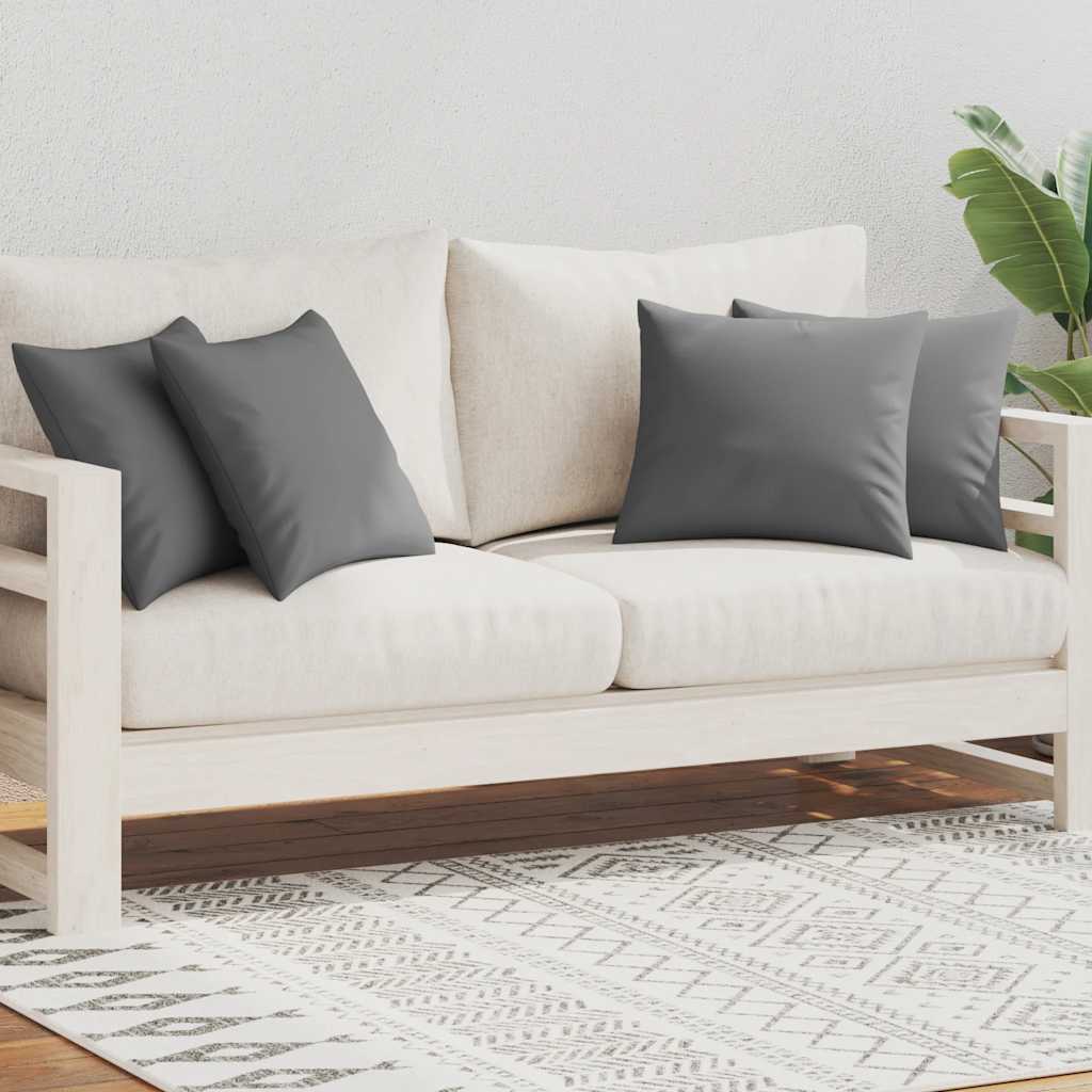 Perne de exterior, 4 buc., gri, 45 x 45 cm