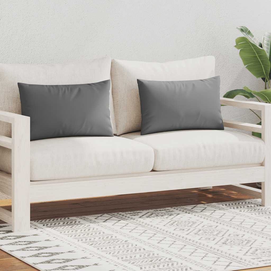 Perne de exterior, 2 buc., gri, 60 x 40 cm