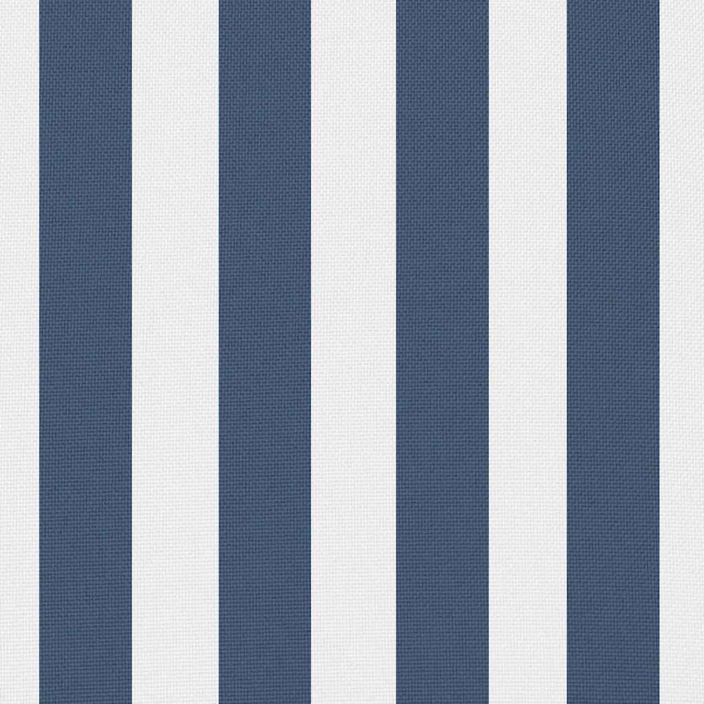 Perne de exterior, 2 buc., imprimeu dungi, 45x45 cm, bleumarin