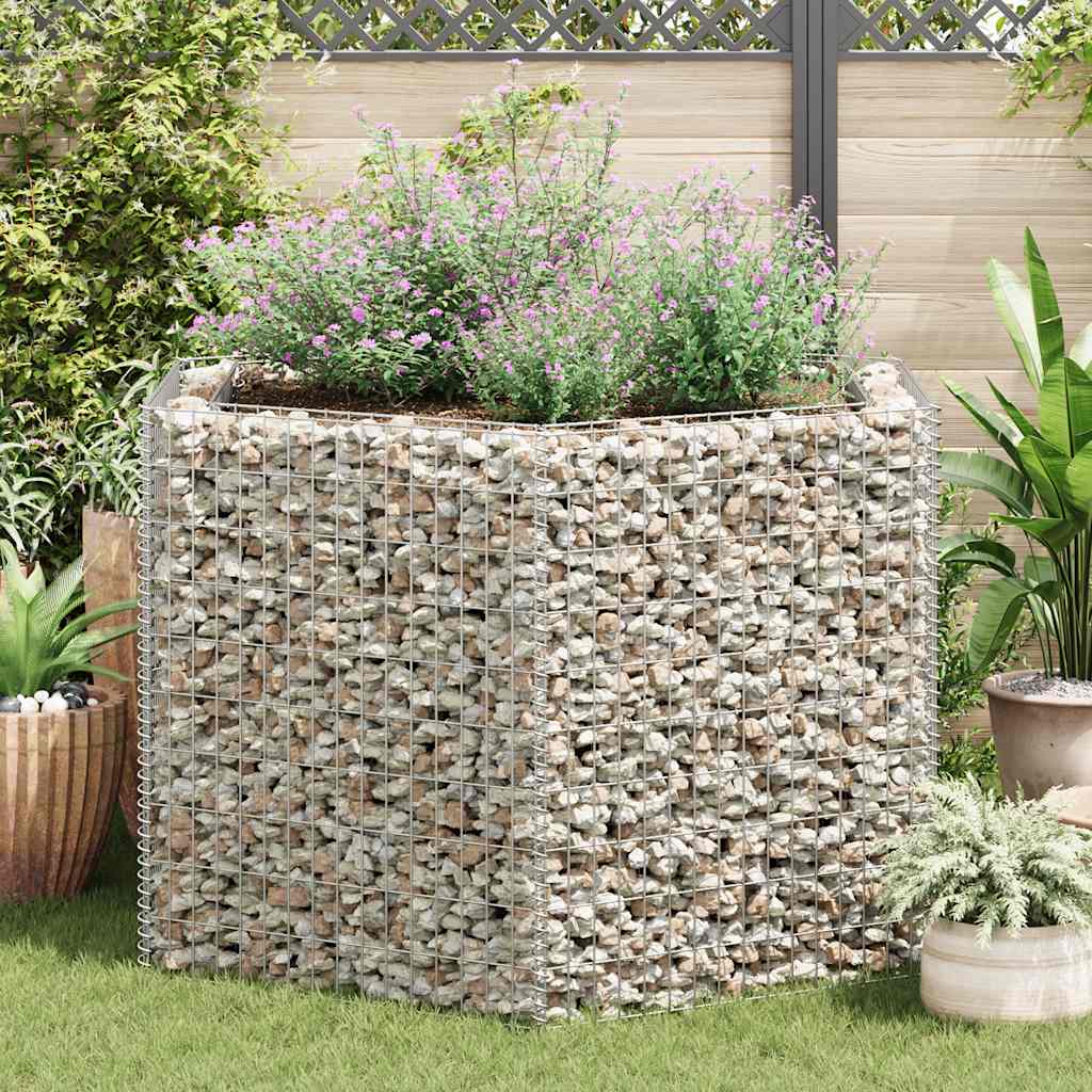 Strat înălțat gabion hexagonal, 160 x 140 x 100 cm