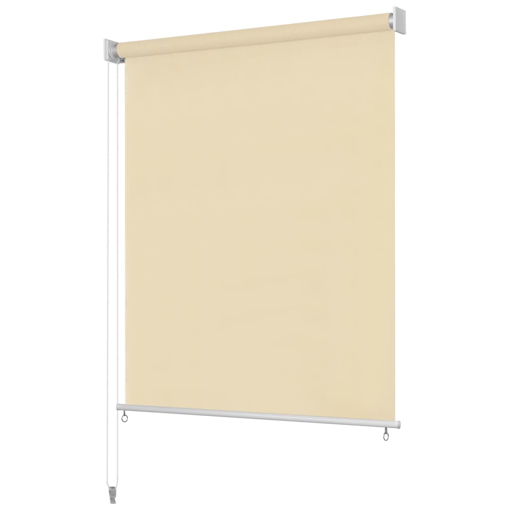 Jaluzea tip rulou de exterior, 240 x 230 cm, crem