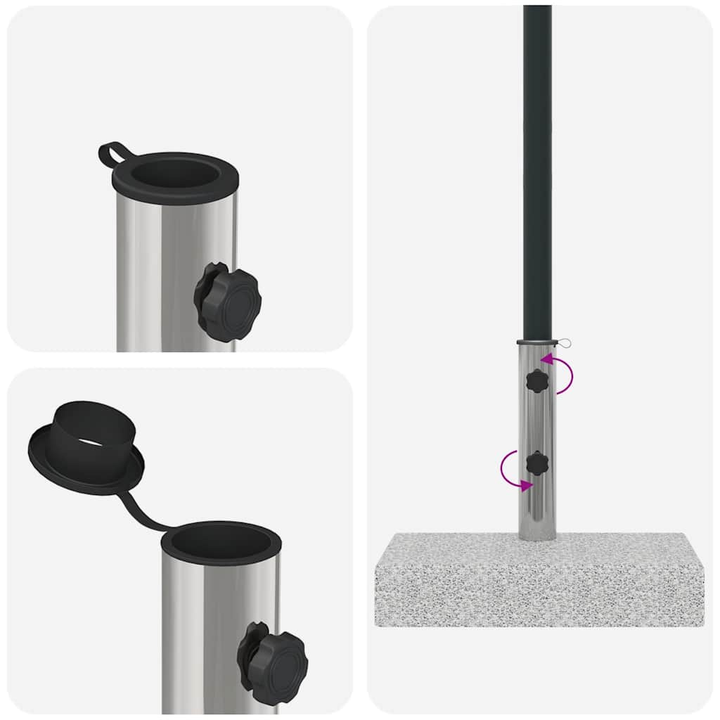 Suport umbrelă de soare Granit Dreptunghiular 25 kg