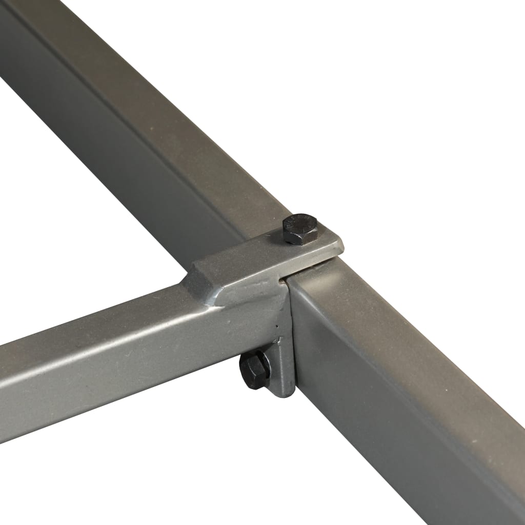 Masă de bucătărie, 180 cm, lemn masiv de acacia și oțel