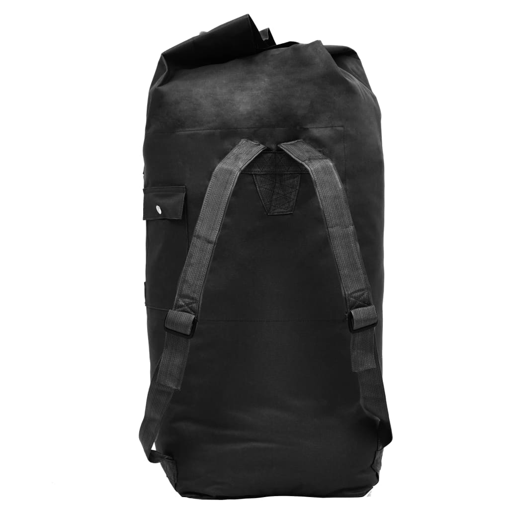 Rucsac în stil militar, 85 L, negru