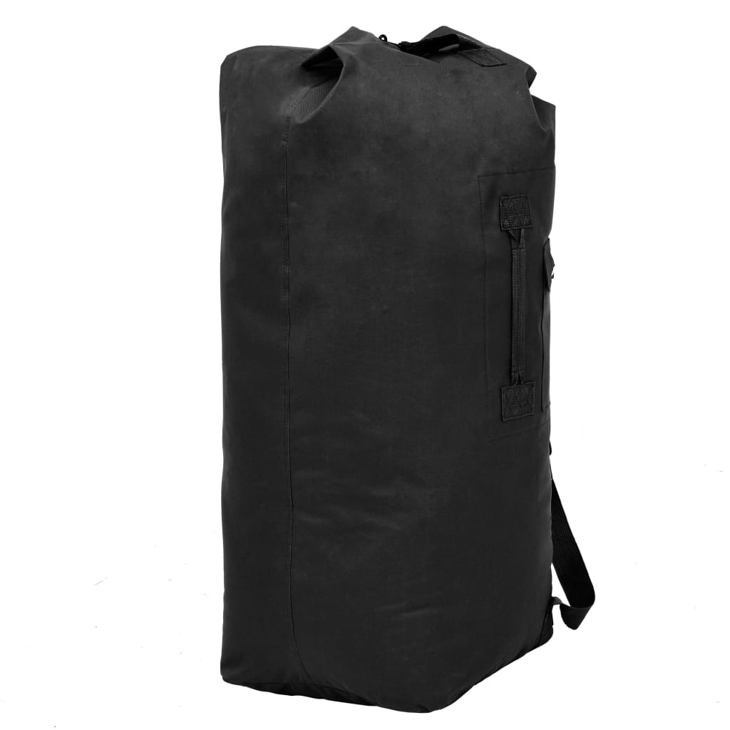 Rucsac în stil militar, 85 L, negru