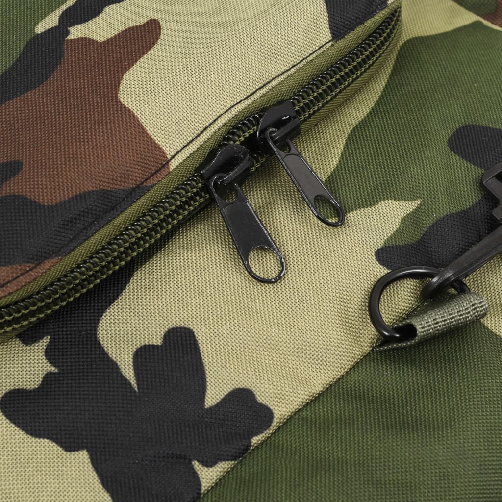 Geantă 3-în-1 în stil militar, 90 L, camuflaj