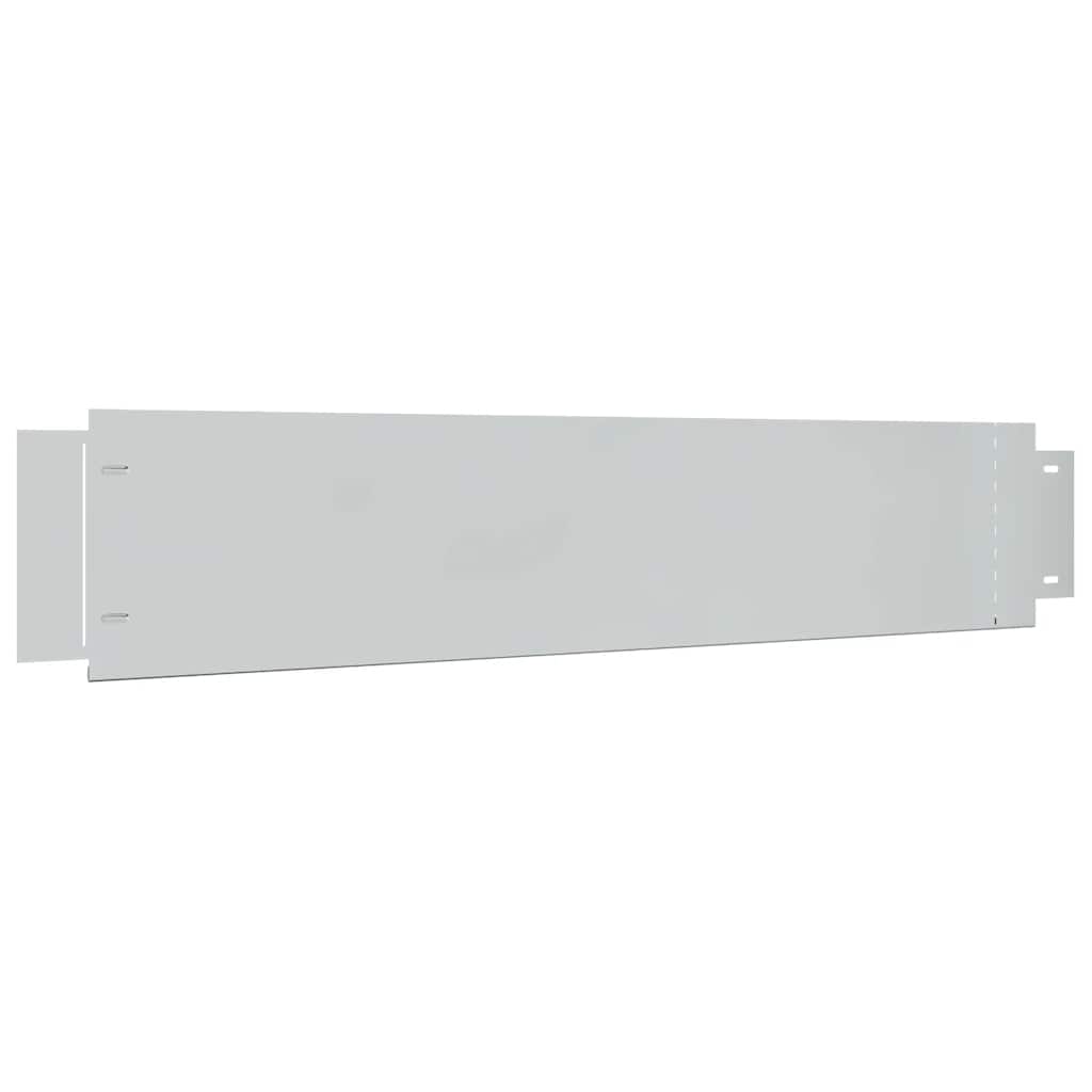 Gard de gazon, 10 buc., 100 x 20 cm, oțel galvanizat