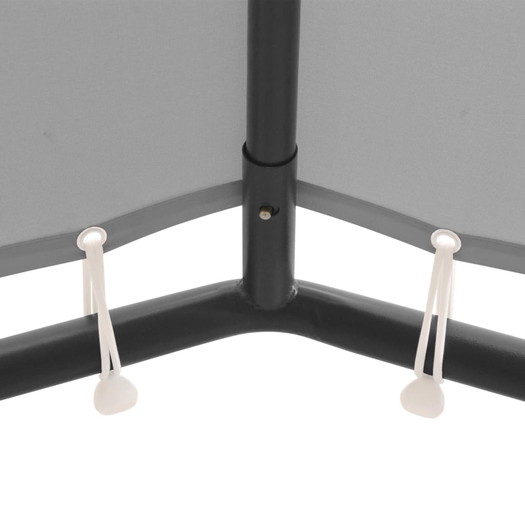 Pavilion, antracit, 4 x 4 m