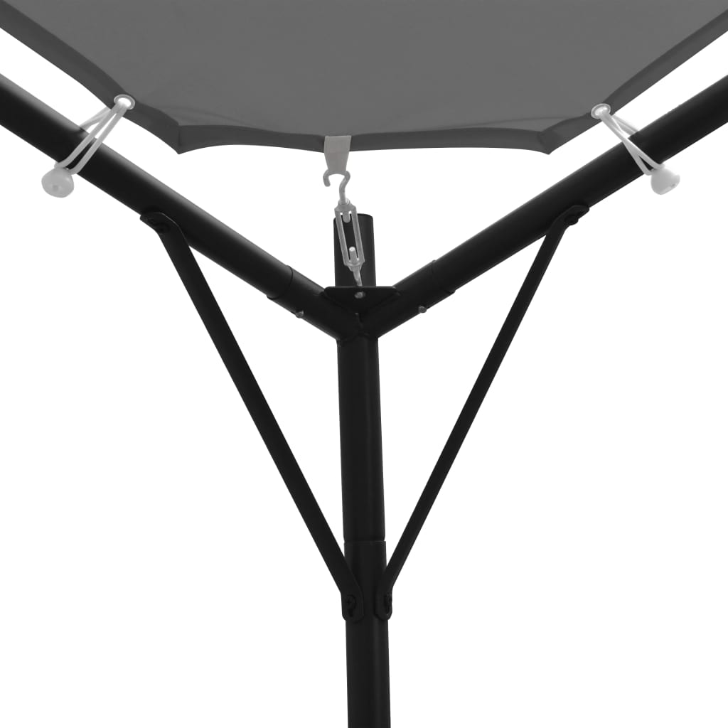 Pavilion, antracit, 4 x 4 m