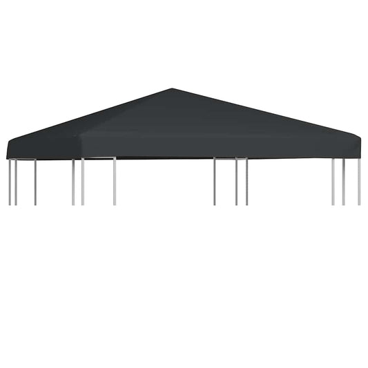 Acoperiș de pavilion, 310 g/m², gri, 3 x 3 m