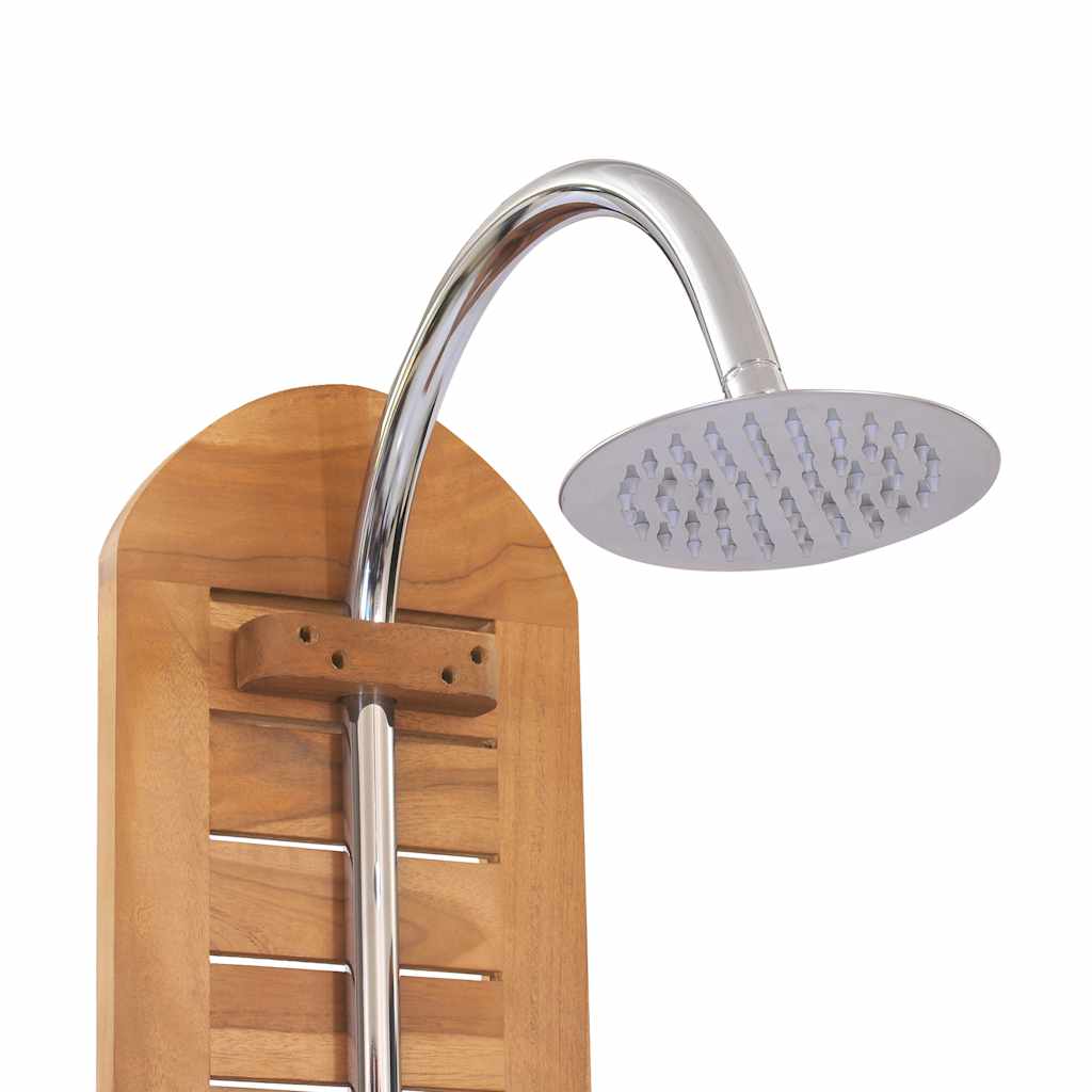 Duș de grădină, 70 x 75 x 204 cm, lemn masiv de tec