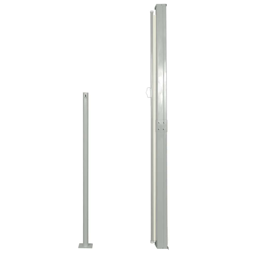 Copertină laterală retractabilă, crem, 140x300 cm