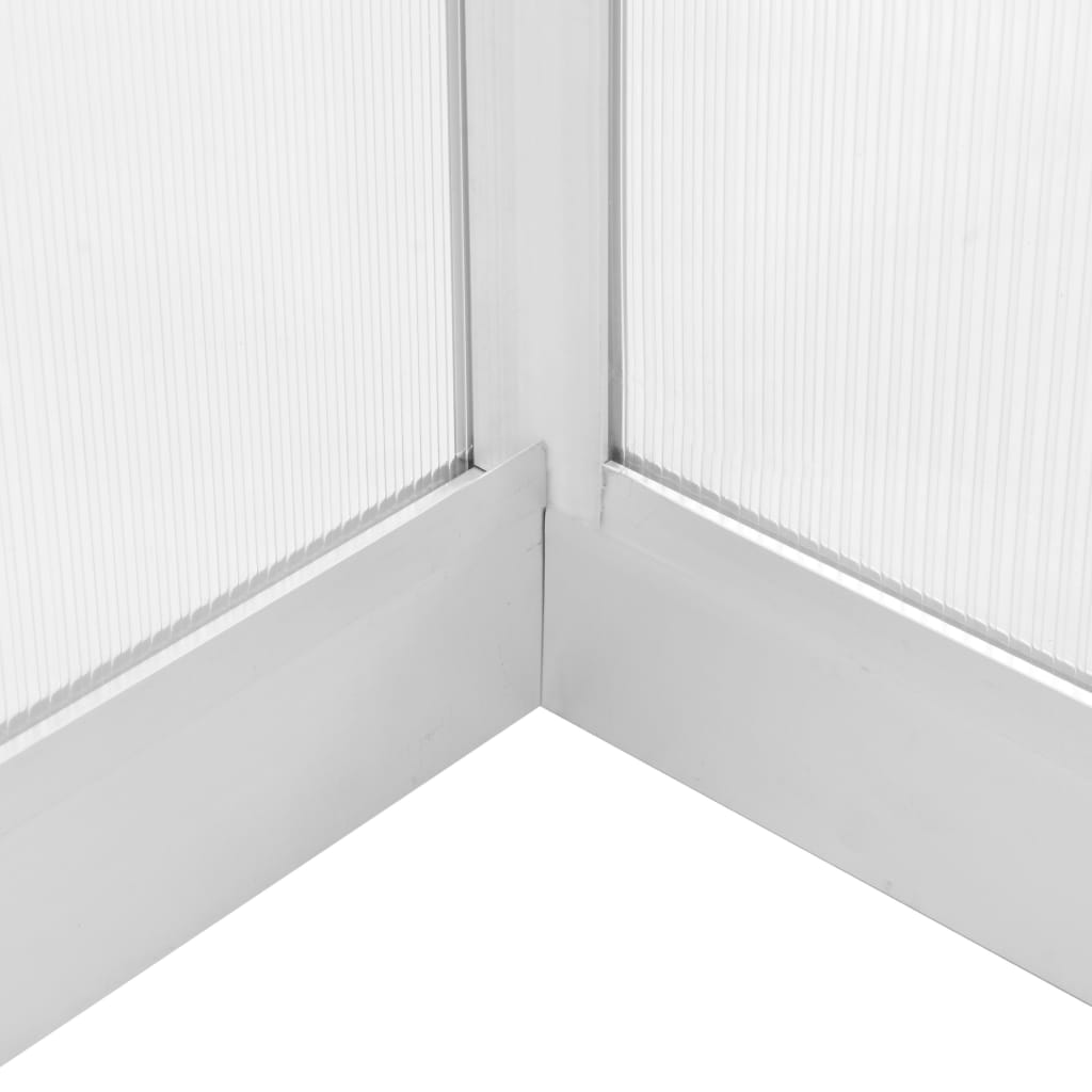 Seră, 13,41 m³, 362x190x195 cm, aluminiu