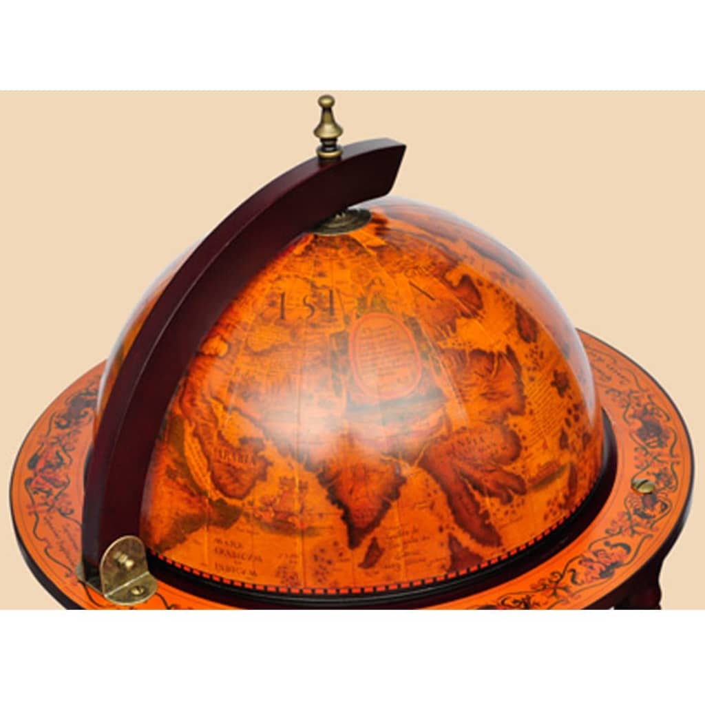 Bar tip glob pământesc stativ sticle de vin, lemn de eucalipt