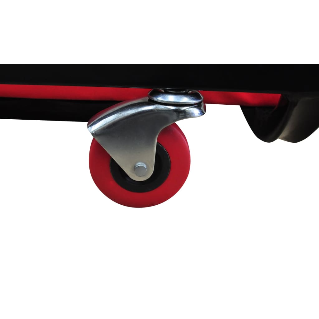 Targă pentru reparații sub mașină cu 6 roți reglabile