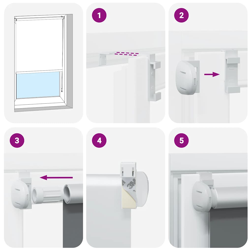 Jaluzea rulabilă opacă, 140 x 175 cm, cafeniu