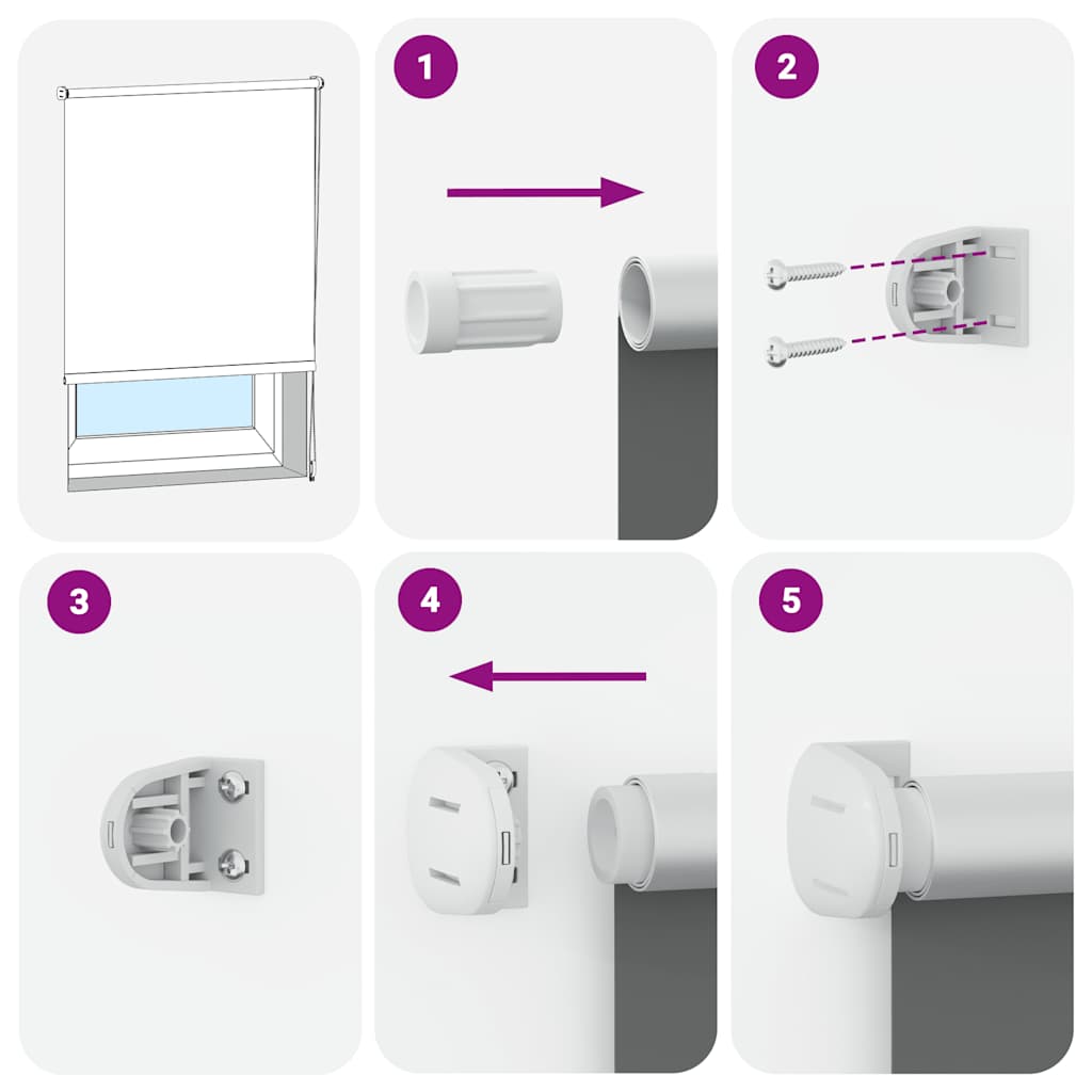 Jaluzea opacă rulabilă 160 x 175 cm, ivoar