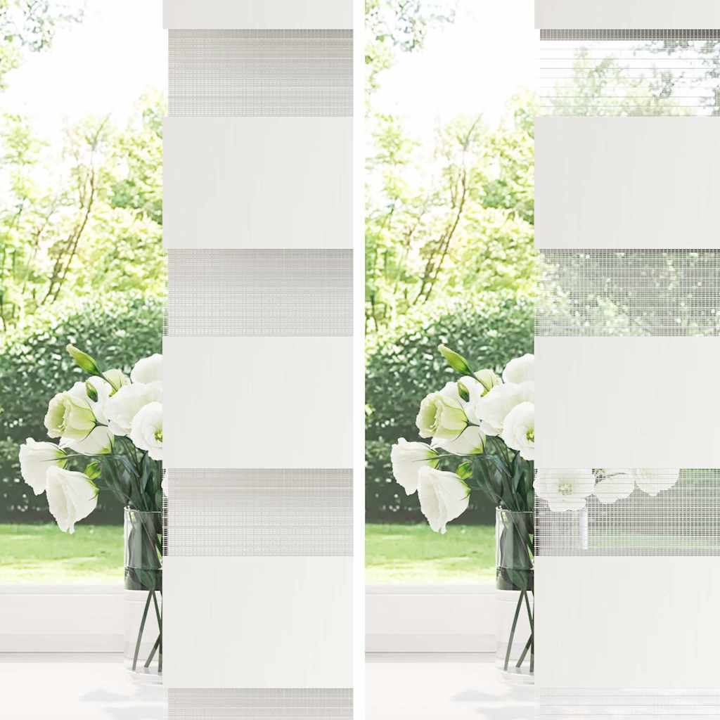 Jaluzea tip zebra, 120 x 230 cm, alb