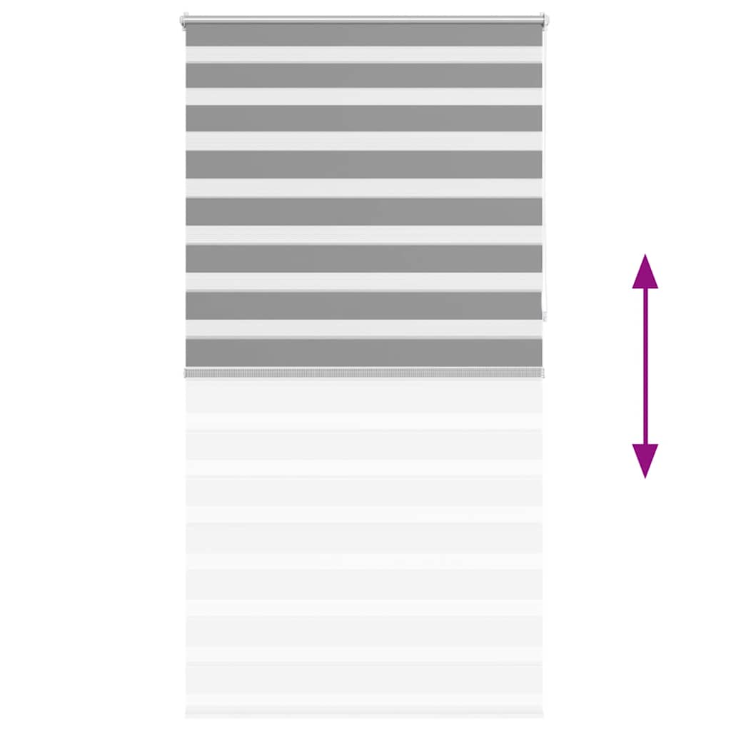 Jaluzea tip zebră, 120 x 230 cm, gri