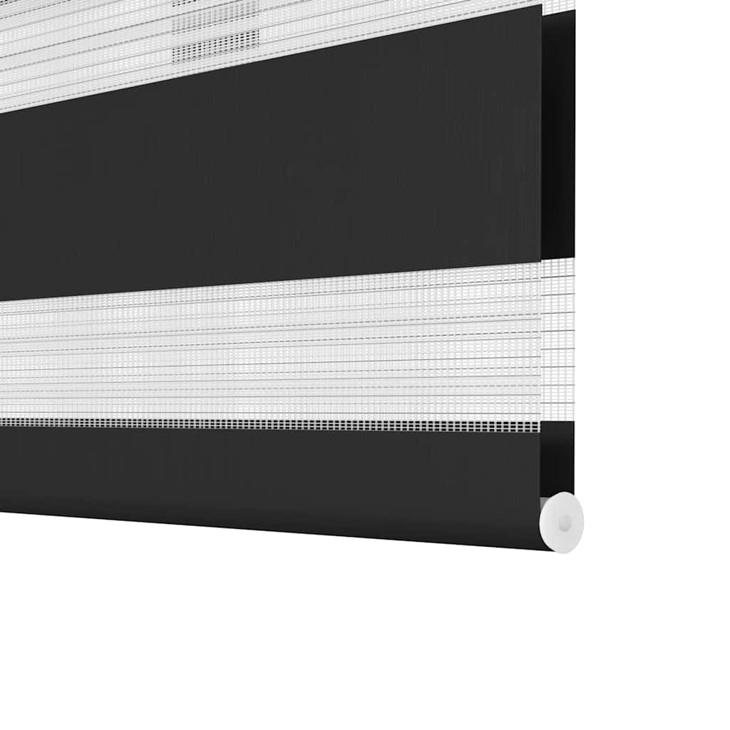 Jaluzea tip zebră, 140 x 175 cm, negru