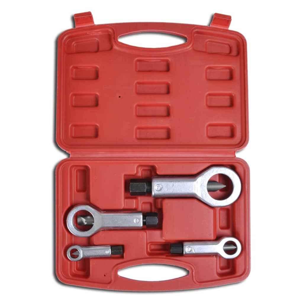 Set extractor piulițe 9mm-27mm de Îndepărtare Piulițe Rotunjite 4 buc