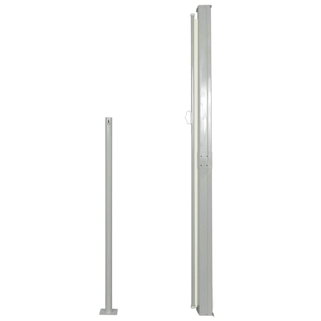 Copertină laterală pentru terasă/curte, crem, 160x300 cm